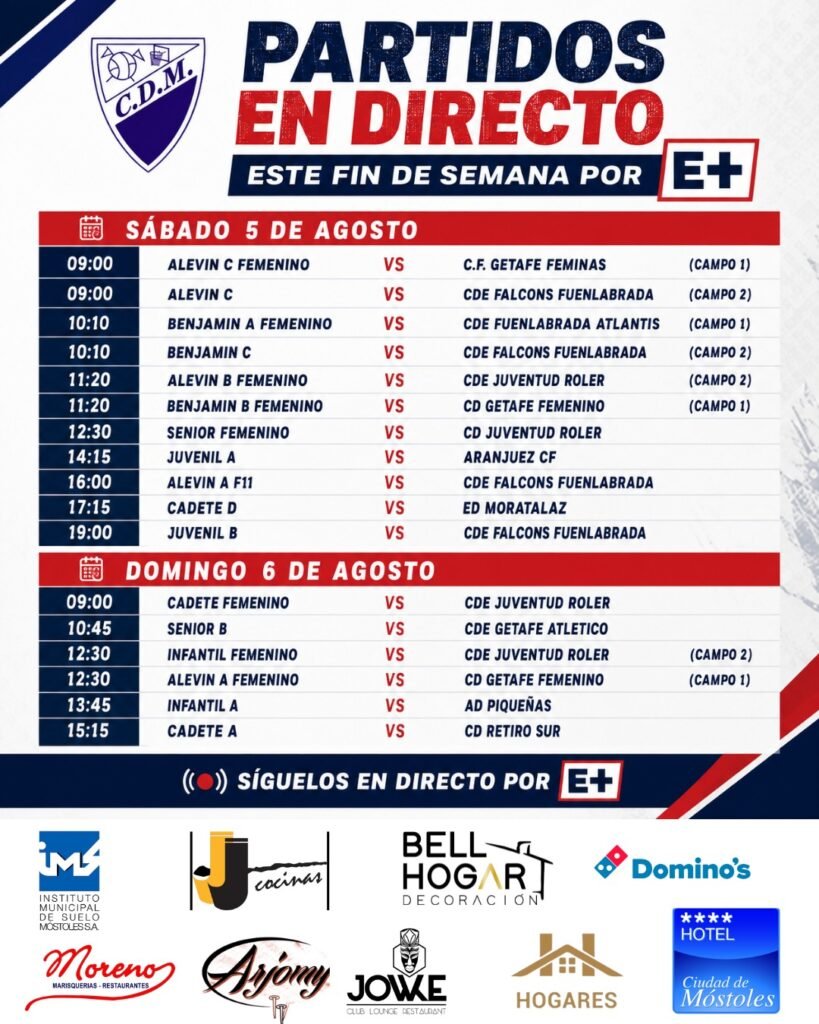 Sigue la jornada en directo a través de E+